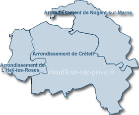 carte Val-de-Marne-94